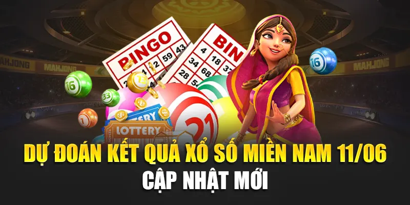 Dự đoán kết quả xổ số miền Nam 11/06 cập nhật mới