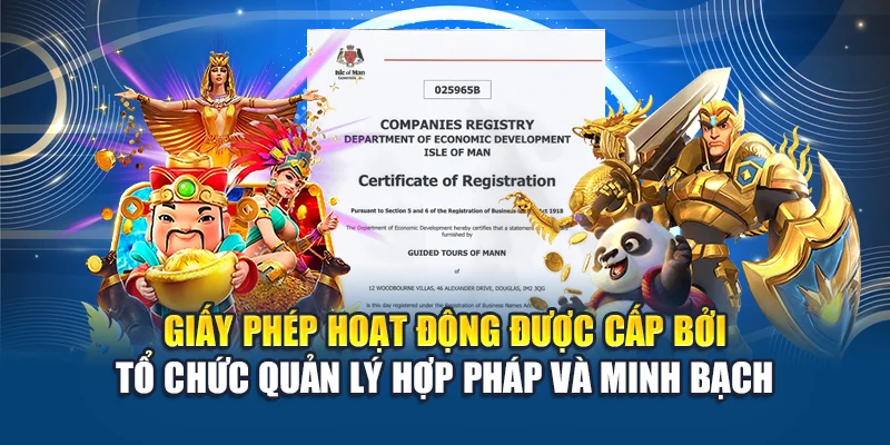 Giấy phép hoạt động W88 được cấp bởi tổ chức quản lý hợp pháp và minh bạch